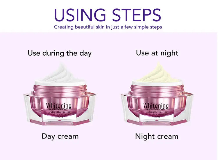 Black, Dark Skin, Whitening Face Care Set