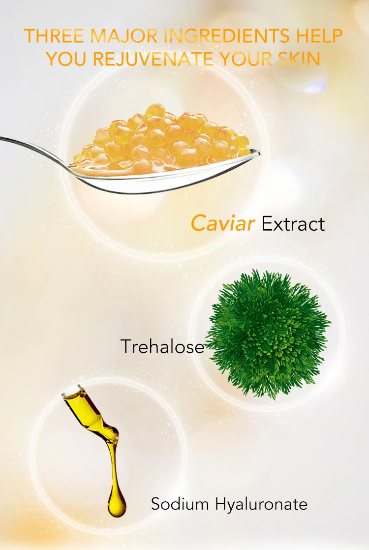 Caviar Extract Whitening Face Essence Serum
