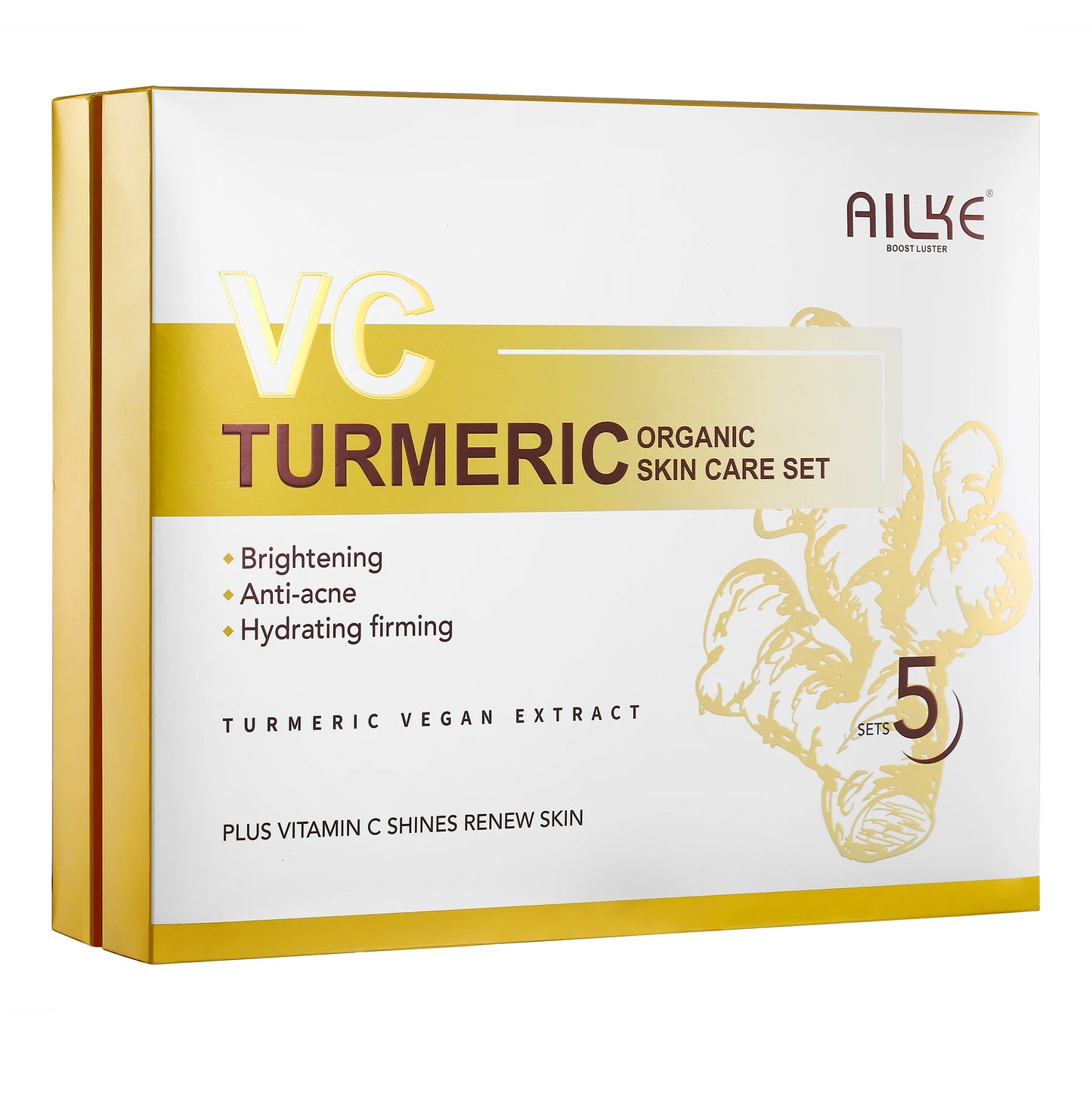 Organic Turmeric Whitening Skin Care Set