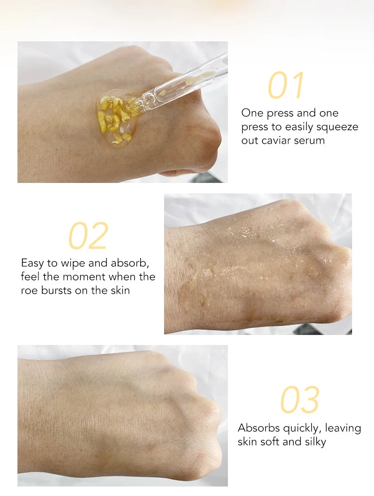 Caviar Extract Whitening Face Essence Serum