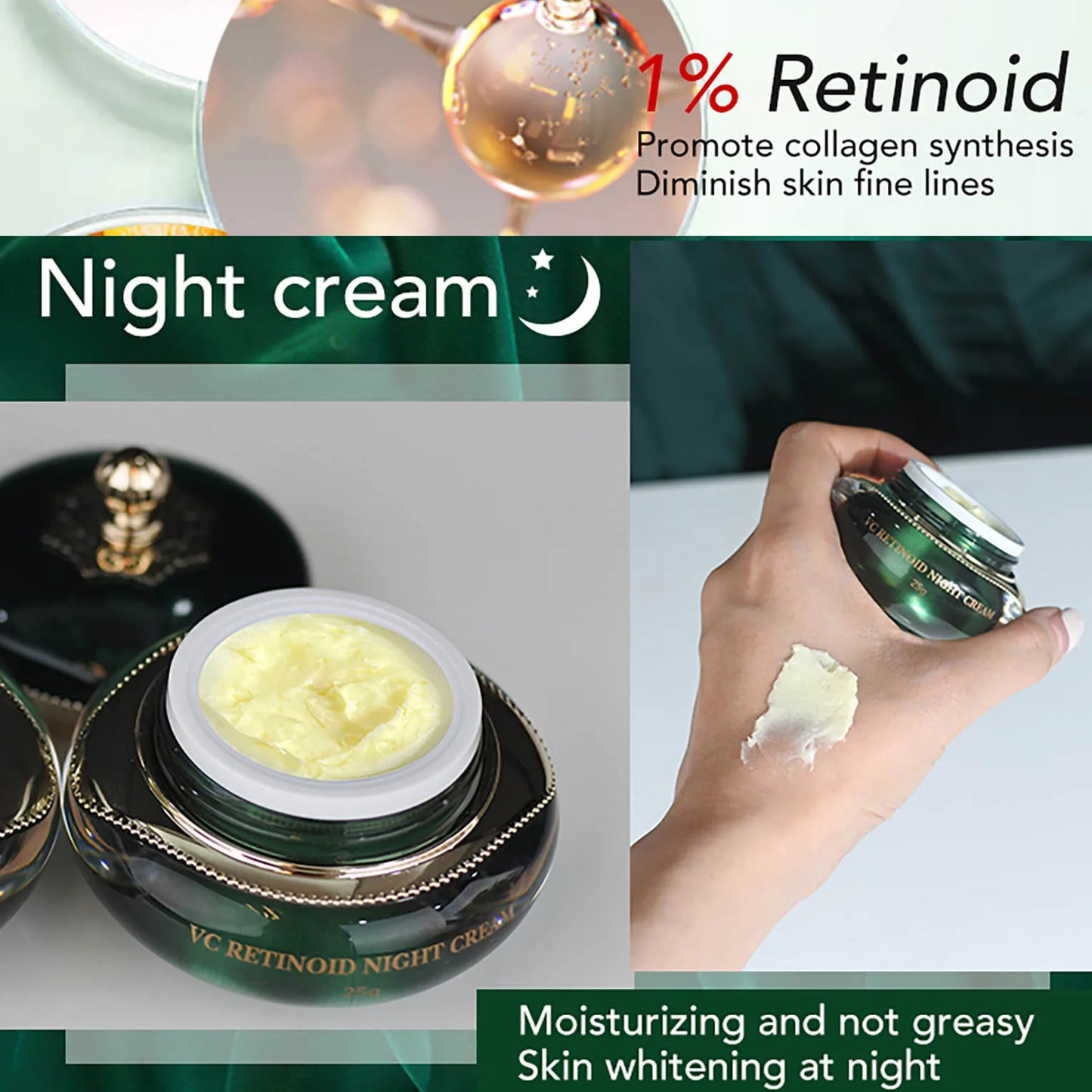 Retinol Brightening, Anti-Age Face Cream