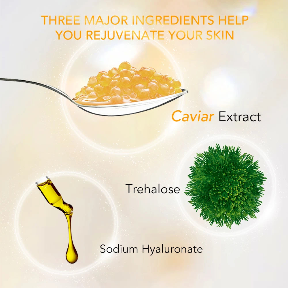 Caviar Extract Whitening Face Essence Serum