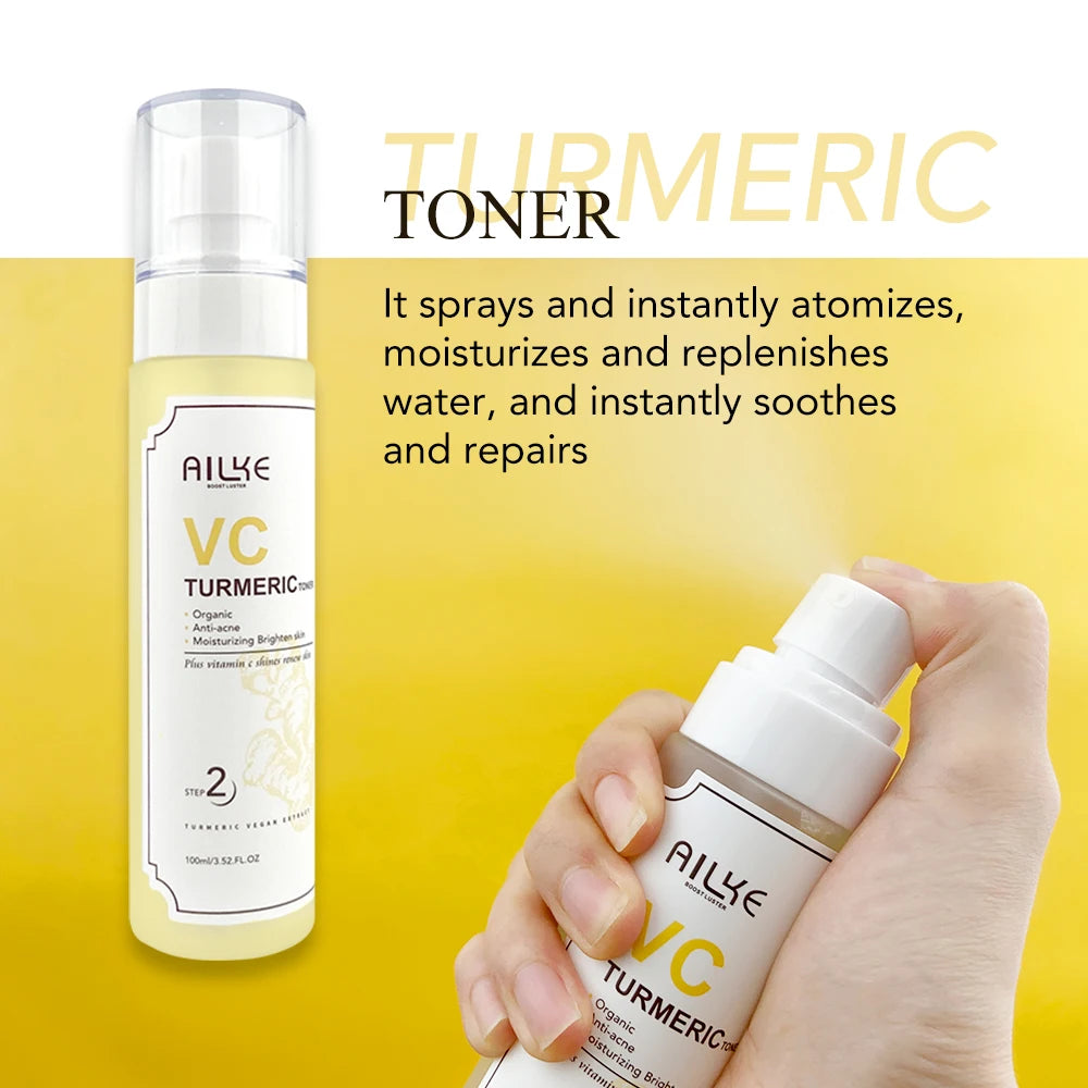 Organic Turmeric Whitening Skin Care Set