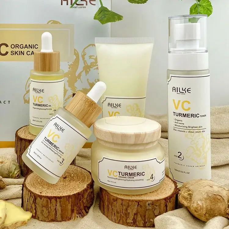 Organic Turmeric Whitening Skin Care Set