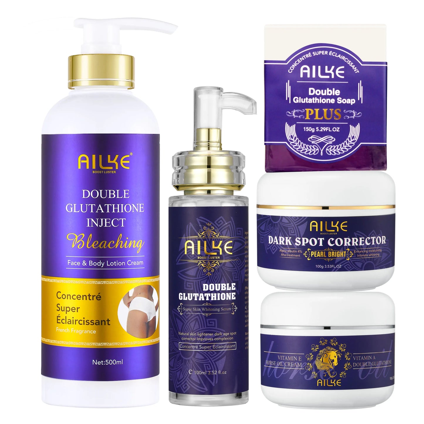 Double Glutathione Whitening Skin Care Set