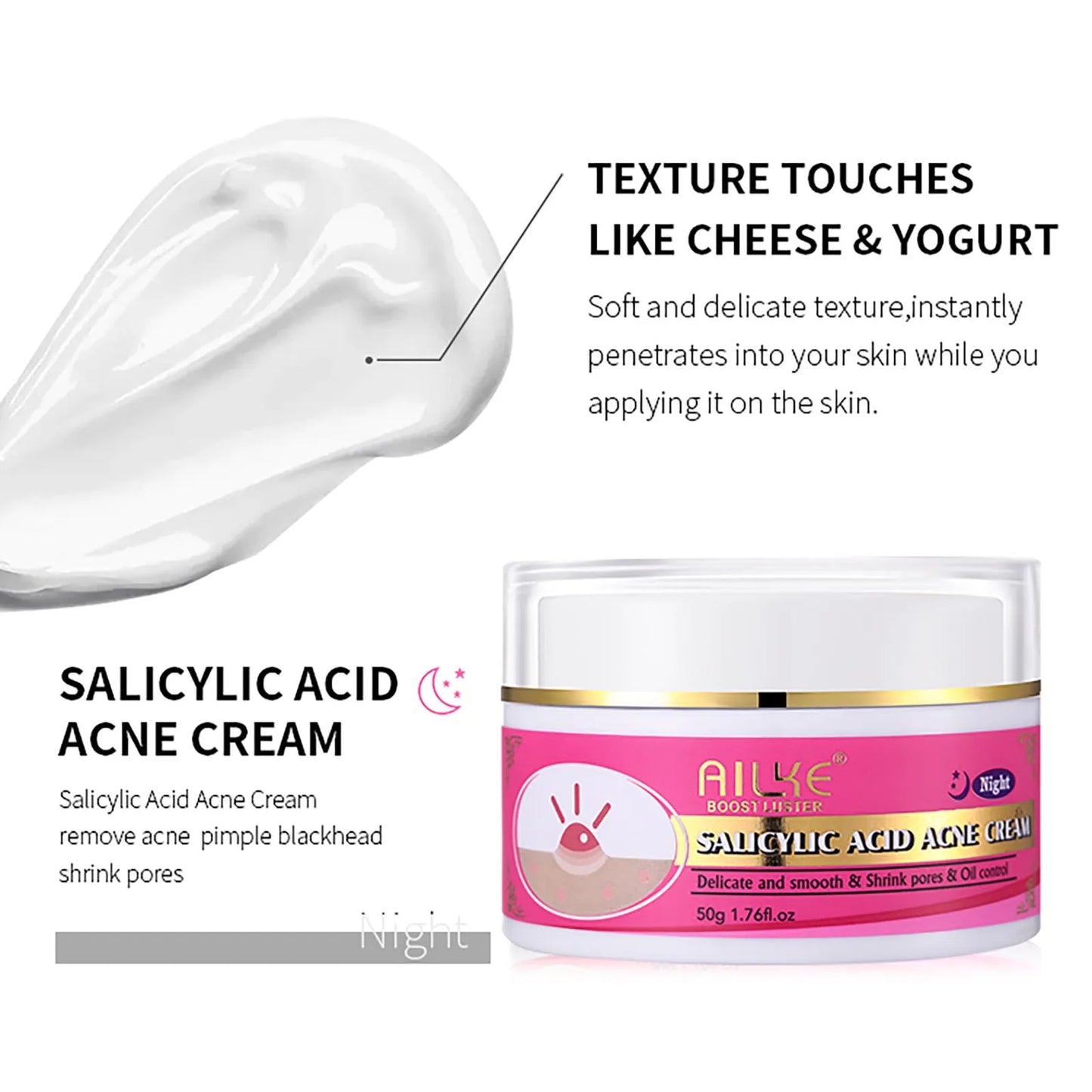 Organic Acne Face Cream Oil Control