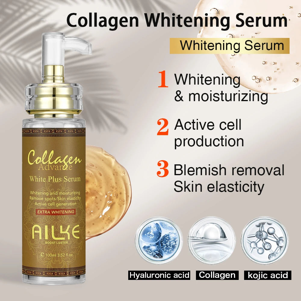 Organic Collagen Skin Lightening Face Serum