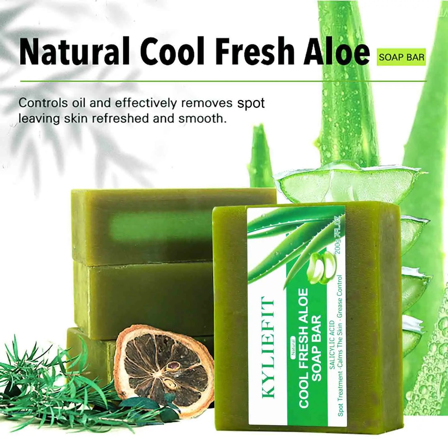 Aloe Brightening Soap Bar for Face
