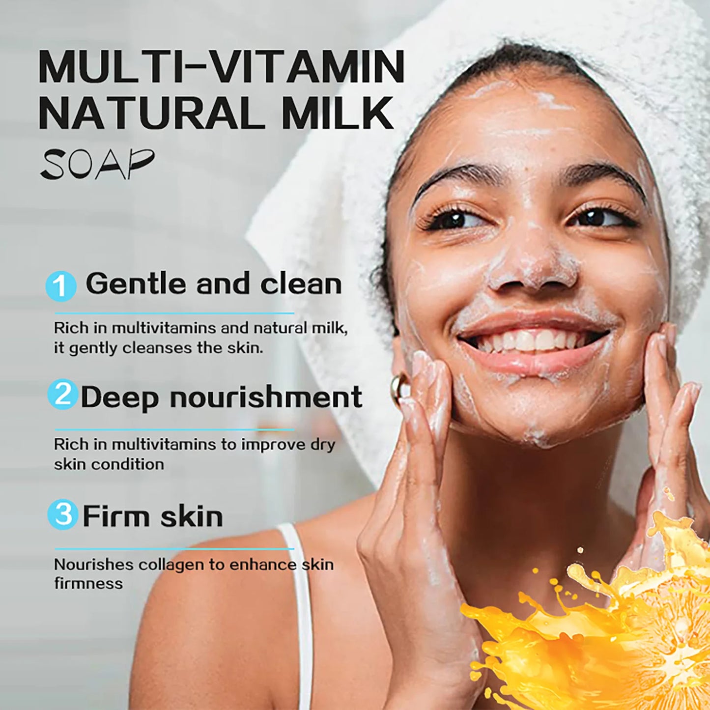 Natural Milk Soap for Face Body