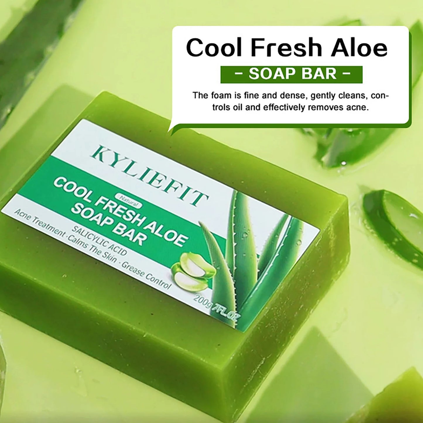 Aloe Brightening Soap Bar for Face