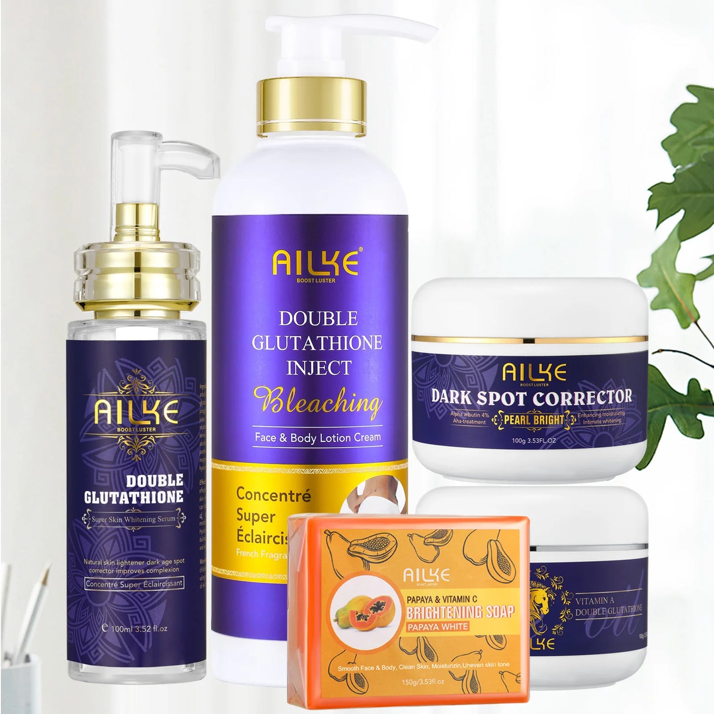 Double Glutathione Whitening Skin Care Set