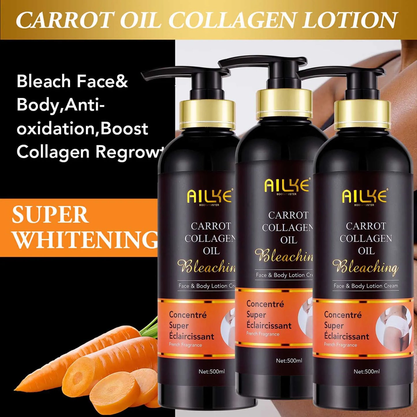 Organic Collagen Skin Lightening Face Serum