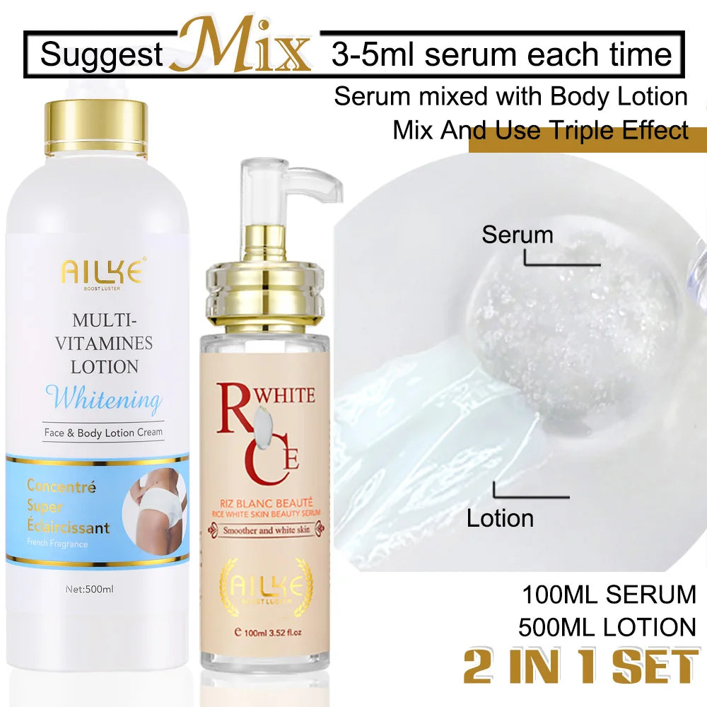 Natural Rice Extract Whitening Serum