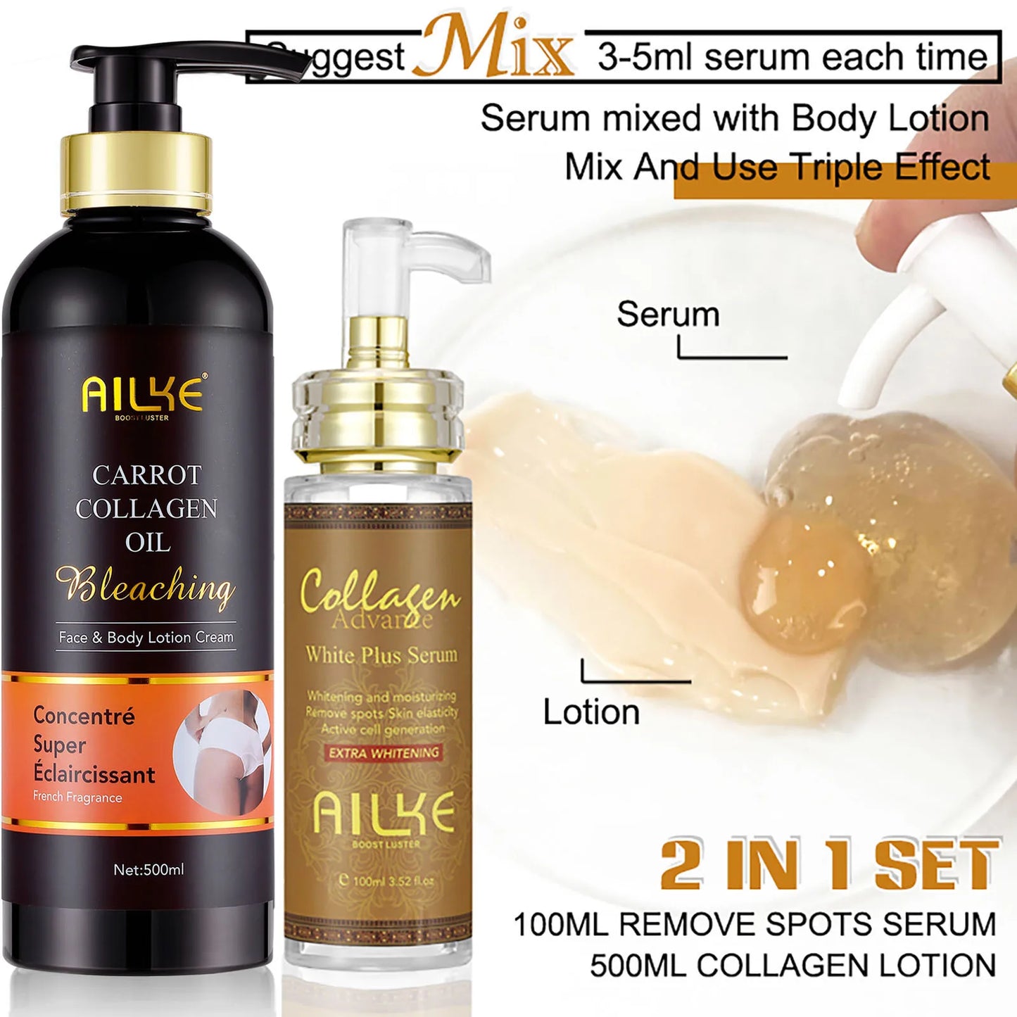 Moisturizing, Whitening, Collagen Skin Care Set