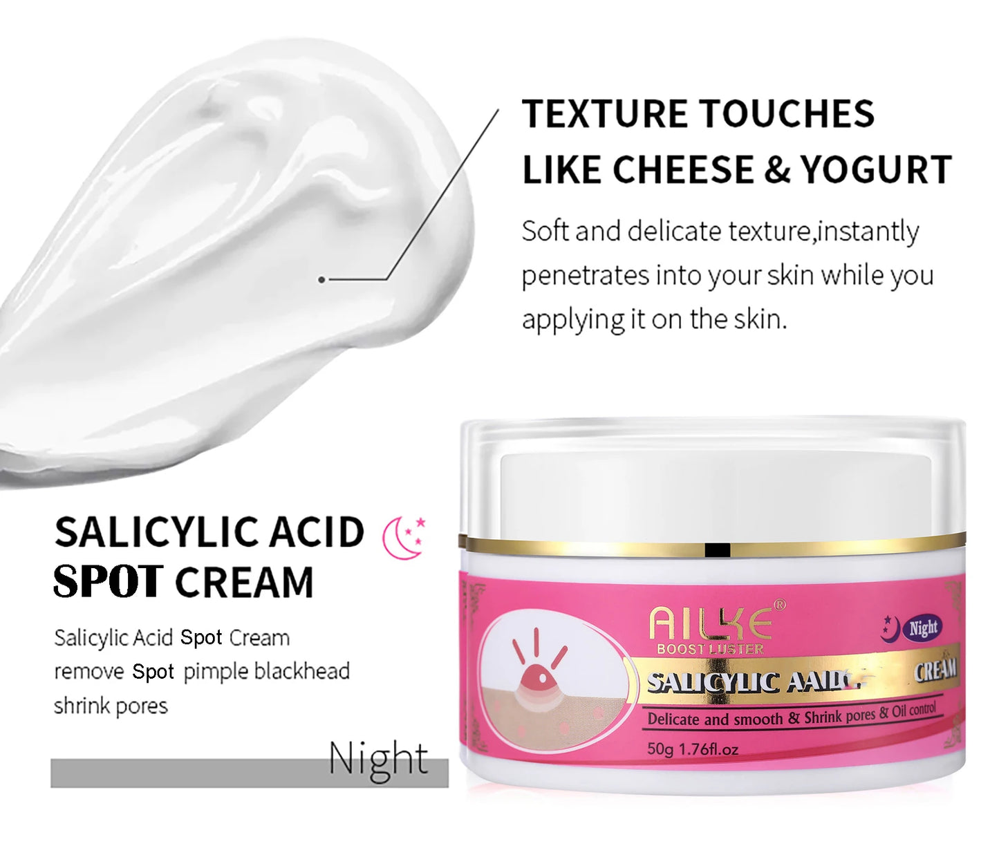 Organic Acne Face Cream Oil Control