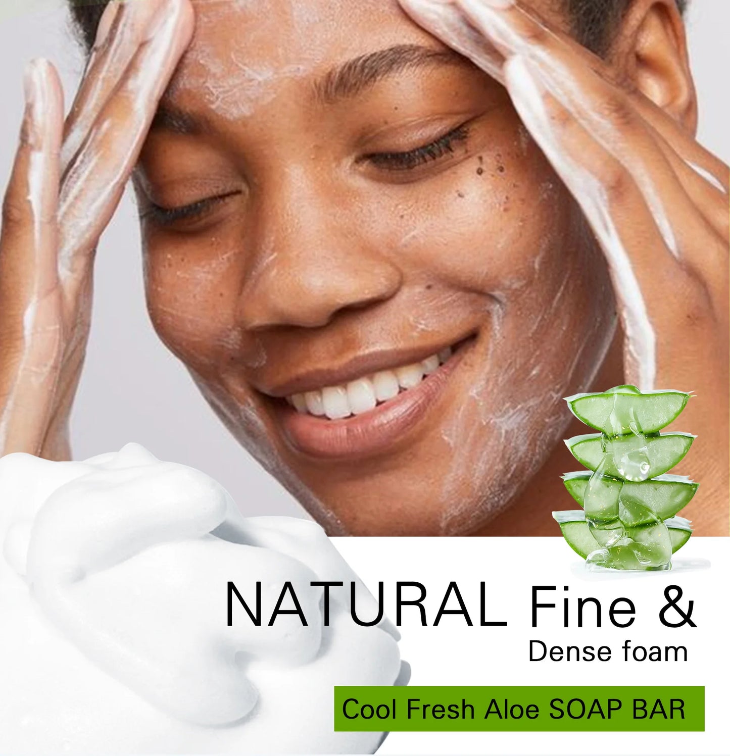 Aloe Brightening Soap Bar for Face