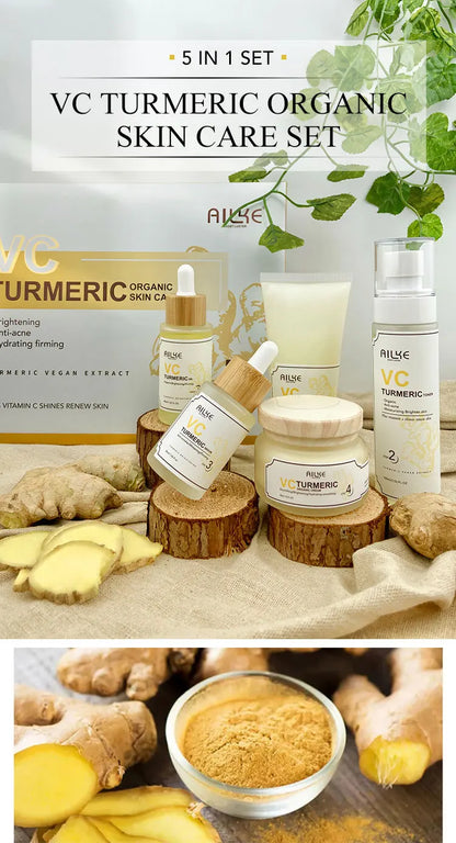 Organic Turmeric Whitening Skin Care Set