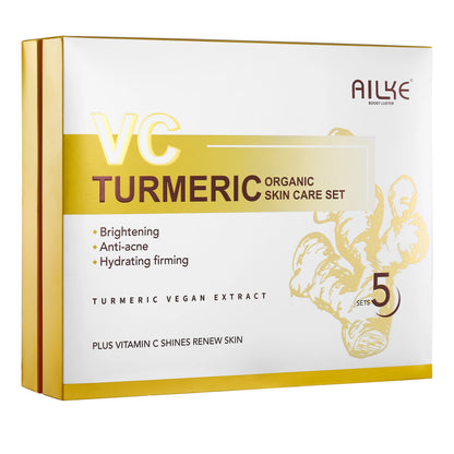Organic Turmeric Whitening Skin Care Set