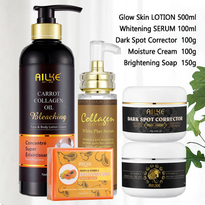 Moisturizing, Whitening, Collagen Skin Care Set