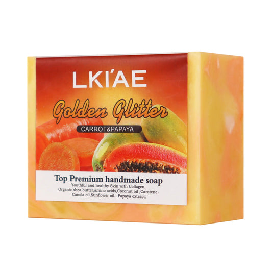 Natural Carrot Papaya Handmade Brightening Soap