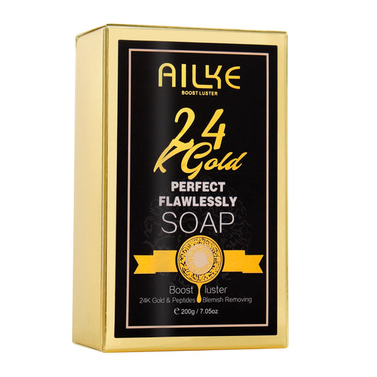 24K Gold Foil Whitening Soap