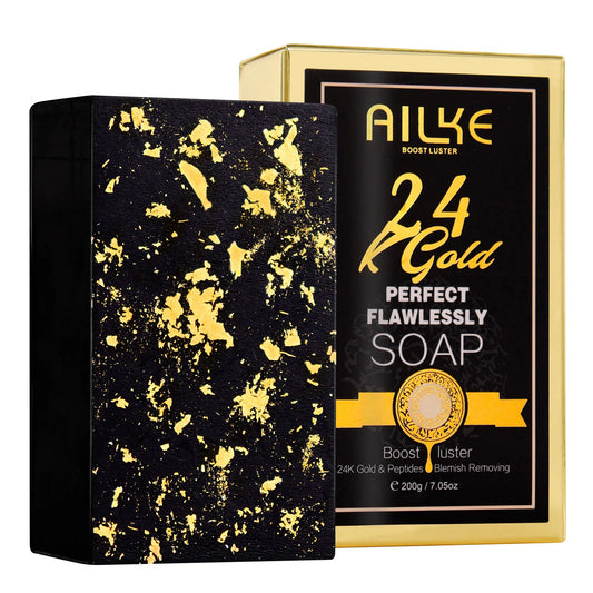 24K Gold Foil Whitening Soap Bar